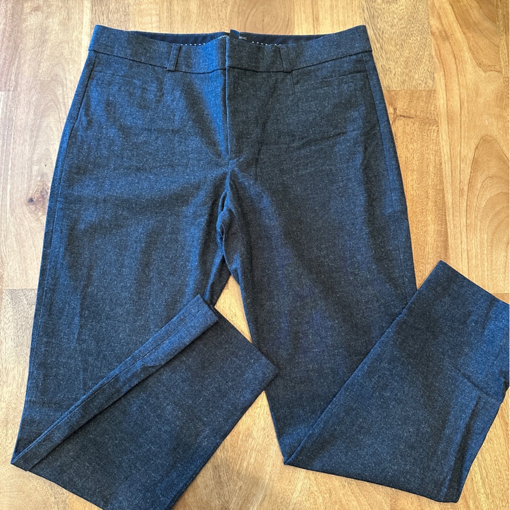 Banana Republic Sloan Charcoal Gray Trousers